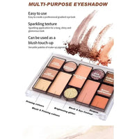 Pearl Matte Eye Shadow Makeup Palette 12 Colors Blusher Powder For Face And Eyebrow Beauty Cosmetic Good Vibrations