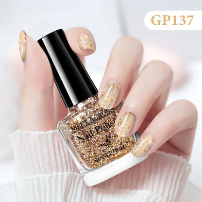 8ml Water-Based Nail Polish 48 Colors Long Lasting Quick Drying No Need of Lamp to Cure Nail Supplies Vernis for Nails Manicure Good Vibrations