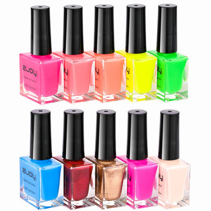 10ml Nail Stamping Polish Varnish Black White Colorful Nail Printing Lacquers for Stamping Plate 30 Colors Nail Stamping Polish Good Vibrations