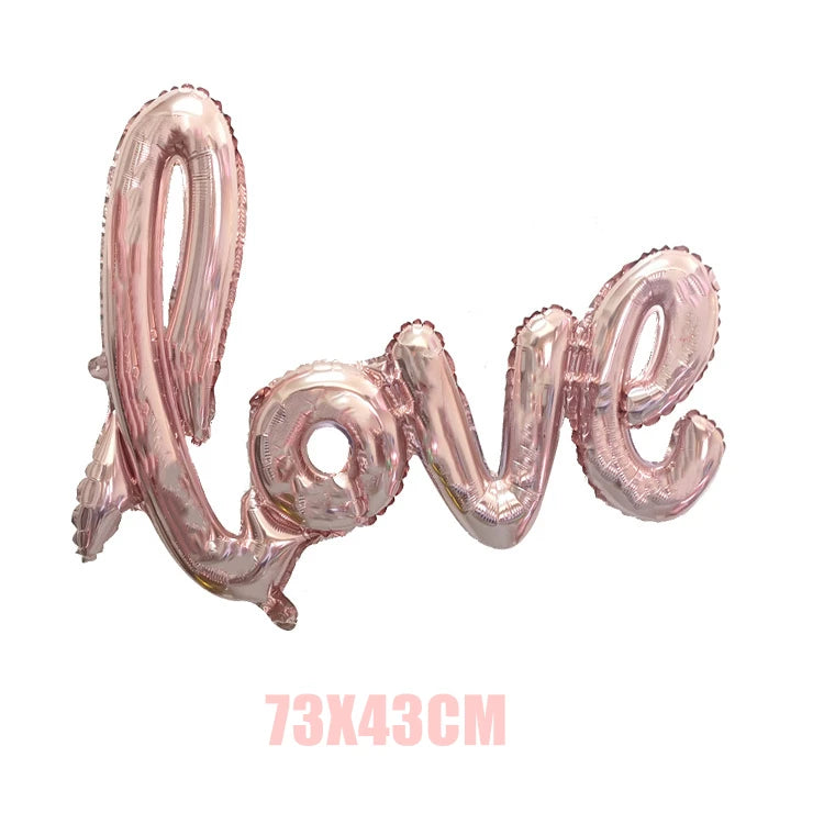 Bride To Be Balloons Rose Gold Letters Foil Balloon Team Wedding Decorations Bachelorette Party Supplies Good Vibrations