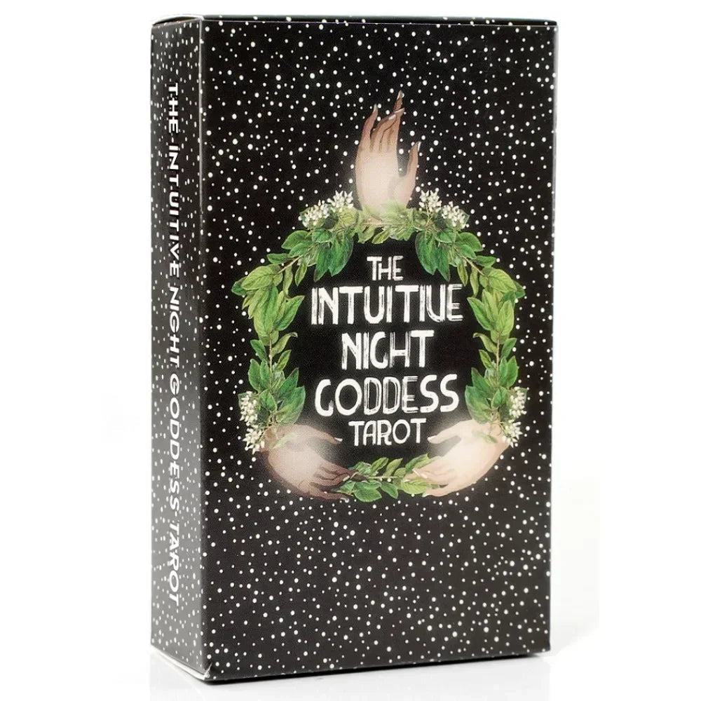 The Intuitive Night Goddess Tarot Cards A 78 Deck Oracle English Visions Divination Edition Borad Playing Games Board Game Good Vibrations