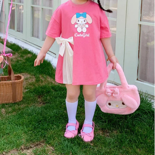 Girls Clothes Summer  Princess Dresses Flying Sleeve Kids  Party Baby Dresses for Children Clothing Dress Good Vibrations