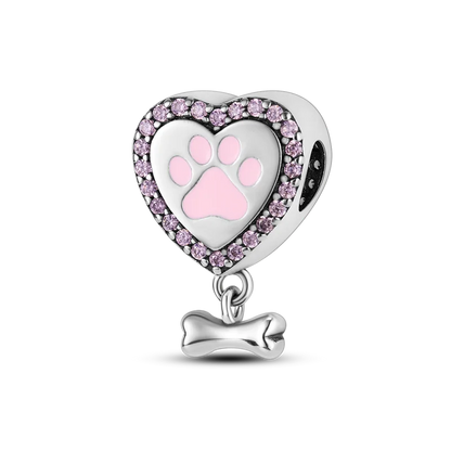 Heart Shape 925 Sterling Silver Family Lover Affection Pendant Charm Beads Fit Original Bangle Bracelet DIY Jewelry For Women Good Vibrations