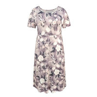 Plus Size Spring Summer Large Size Women's Floral Print Holiday Style Dress Cross-Border Direct Sale Polyester Fiber Casual D... Good Vibrations