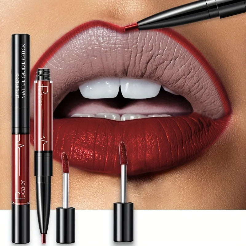 Ultra-Precise Waterproof Lip Liner - Lip Liners with High Pigment, Smooth, Sweatproof, Long-Lasting Wear for Perfect Lip Contour Good Vibrations