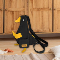 Duck Shoulder Bag Shopping Bag Wallet Cute Chest Bag for Work Gym Vacation Good Vibrations