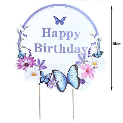 Butterfly Cupcake Toppers Baby Shower Party Decor Butterfly Cake Topper Picks Decor Girls Women Birthday Party Wedding Decoratio Good Vibrations