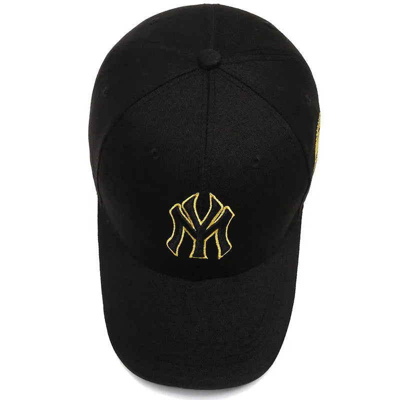 Hat Men's Casual Korean Version Outdoor Versatile Sunscreen Embroidery Letter Cap Couple Baseball Cap Women's Fashion Sunshade Good Vibrations