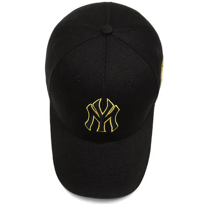 Hat Men's Casual Korean Version Outdoor Versatile Sunscreen Embroidery Letter Cap Couple Baseball Cap Women's Fashion Sunshade Good Vibrations