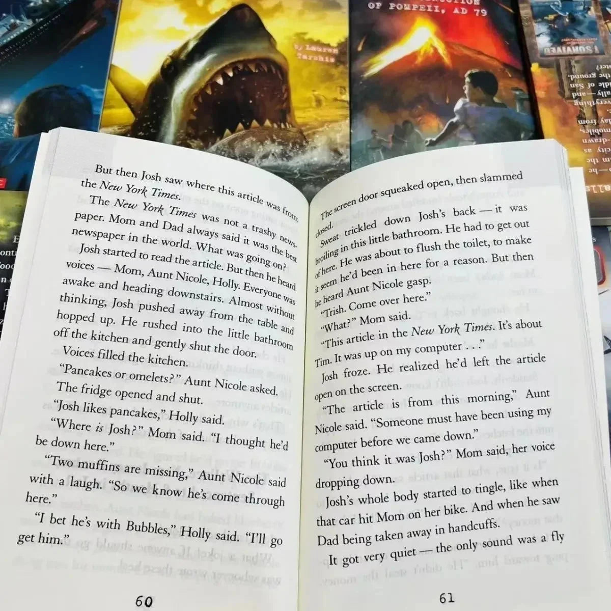 22 Books/Set I Survived English Reading Books Disaster History Survival Novel Escape Guide Children's Science Chapters Books Good Vibrations