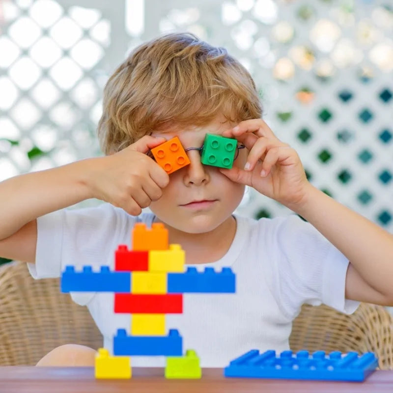 NEW Big Building Blocks For Toddlers Baby Large Classic Building Bricks Set Toys Kids Christmas Gift Compatible With Major Brand Good Vibrations