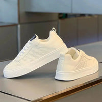 2025New Men's Sneakers White Casual Shoes Tennis Training Shoes for Men Comfort Board Shoes Sport Running Shoe Zapatillas Hombre Good Vibrations