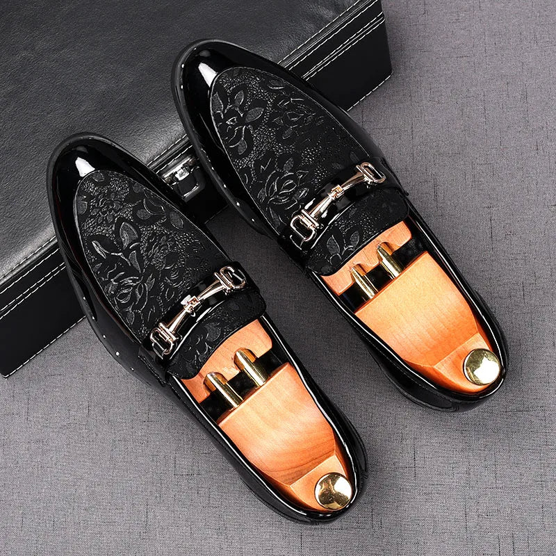 Mens Shoes Designer Handmade Wedding Leather British Dress Shoes Luxury Formal Business Driving Casual Shoes for Men New Loafers Good Vibrations