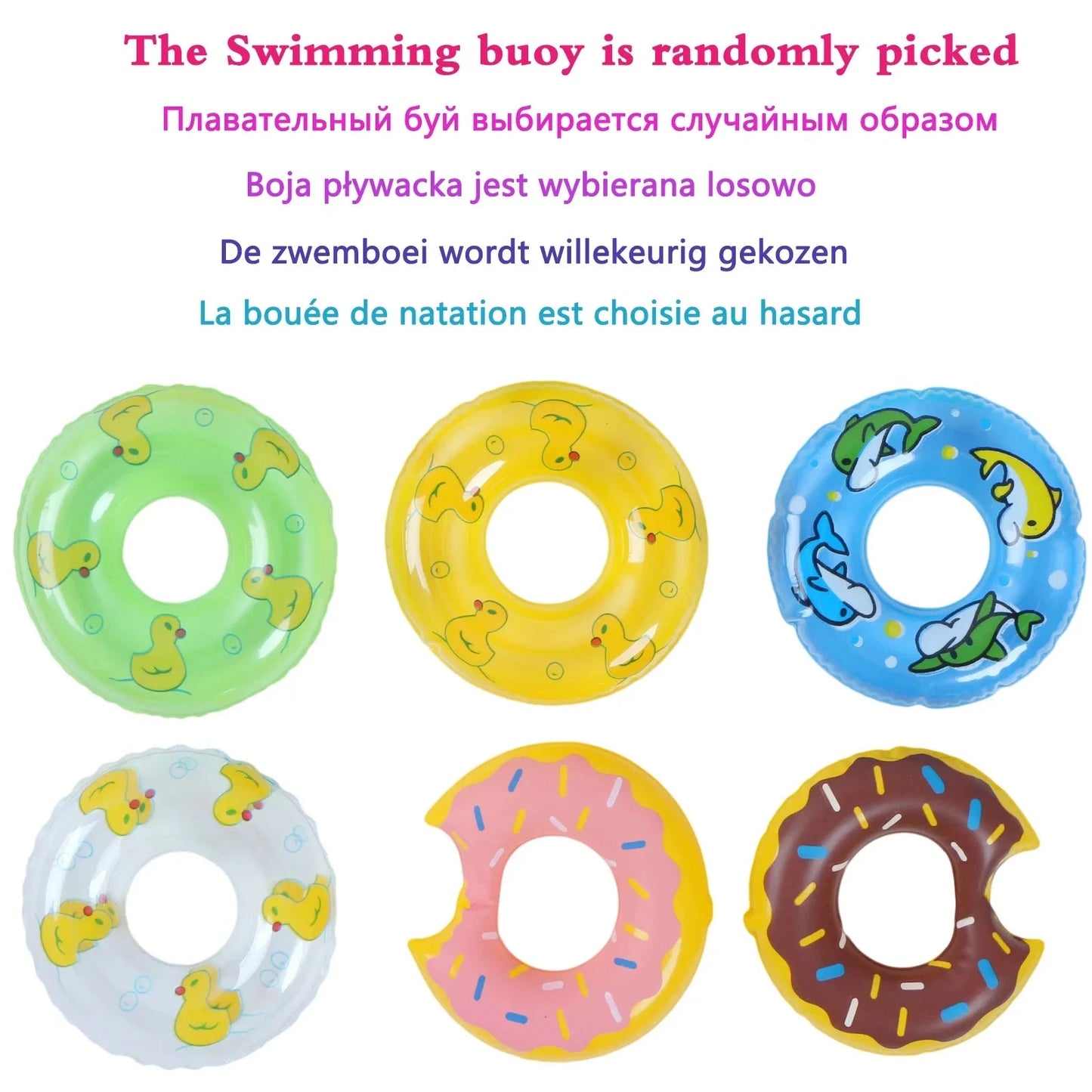 Doll Swimwear Ba Doll Bie 1/6 Summer Lifebuoy Rings Bikini Slipper Chair Beach Clothes 11.5 Inch Doll 30cm Accessories Good Vibrations