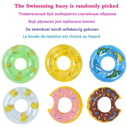 Doll Swimwear Ba Doll Bie 1/6 Summer Lifebuoy Rings Bikini Slipper Chair Beach Clothes 11.5 Inch Doll 30cm Accessories Good Vibrations