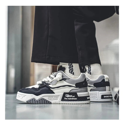 Male Sneakers Shoes For Man Men Shoes Breathable Lightweight Street Fashion Durable Walking Sneaker For Teens Good Vibrations