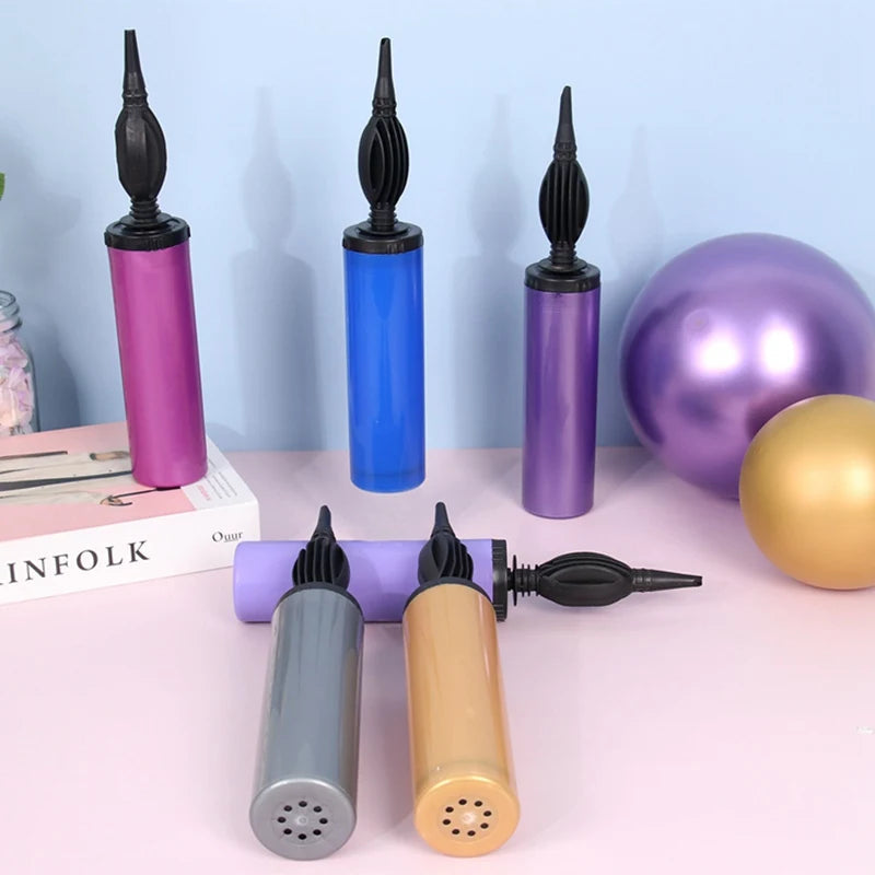 Balloon Pump Balloon Accessories Balloon inflator hand push Air Pump Wedding Valentine Birthday Party Decoration Tools Good Vibrations