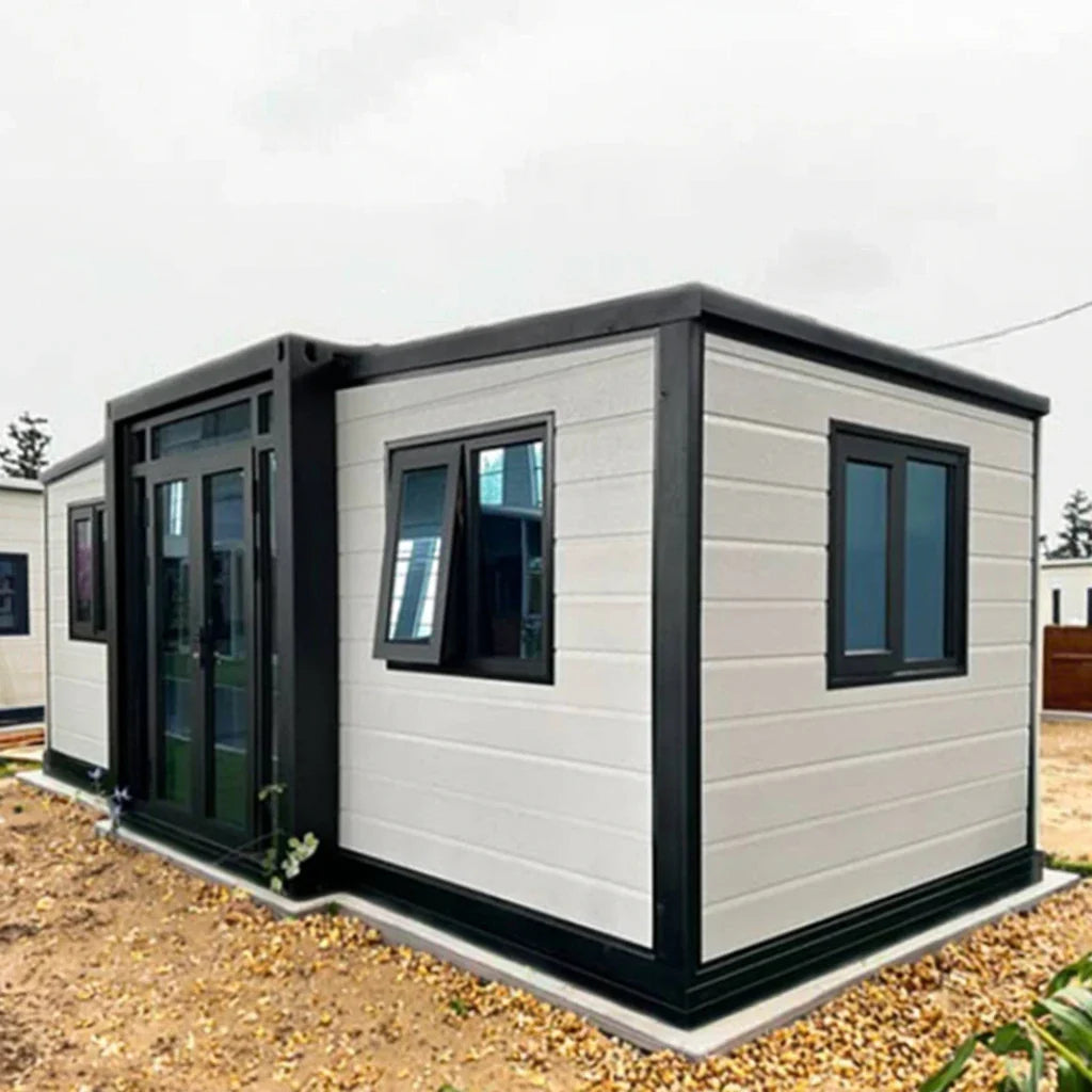 Modern Prefab House for Sale 20ft Expandable Tiny Home 2 Bedroom Modular Prefabricated House with Bathroom and Kitchen Good Vibrations