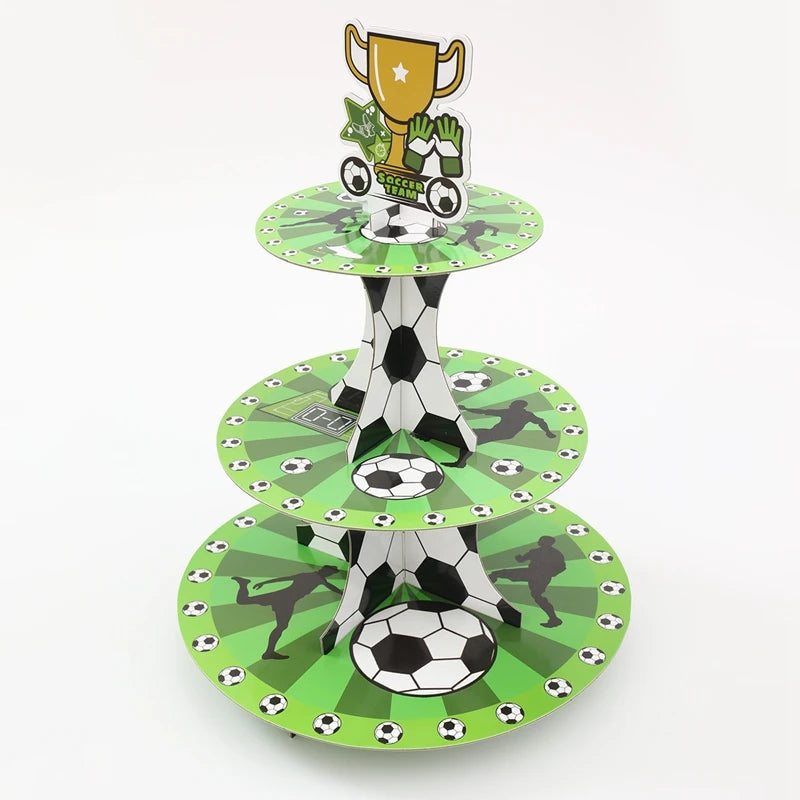 Football Party Disposable Tableware Boys Kids 1st Birthday Party Decorations Sports Soccer Theme Birthday Party Supplies Decor Good Vibrations
