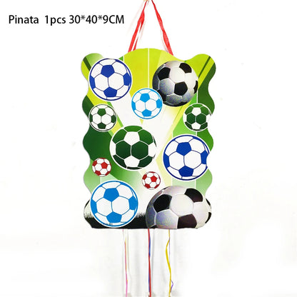 1pcs/lot Cute soccer Football Birthday Party Deco Piñata Event piñata cumpleaños infantil Girls Boys Kids Favors DIY Pinata Good Vibrations