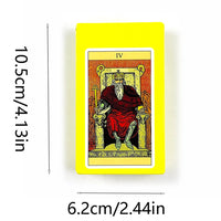Russian Tarot Cards 78 Tarot Deck With Paper Guidebook,Classic Design For Beginners & Pros, Ideal For Divination, Meditation