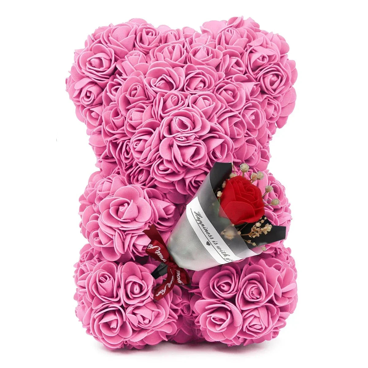 Rose Teddy Bear Artificial Flower Anniversary Valentines Day Birthday Gift Mothers Day Mom Gifts Girlfriend Birthday Gifts Women Good Vibrations
