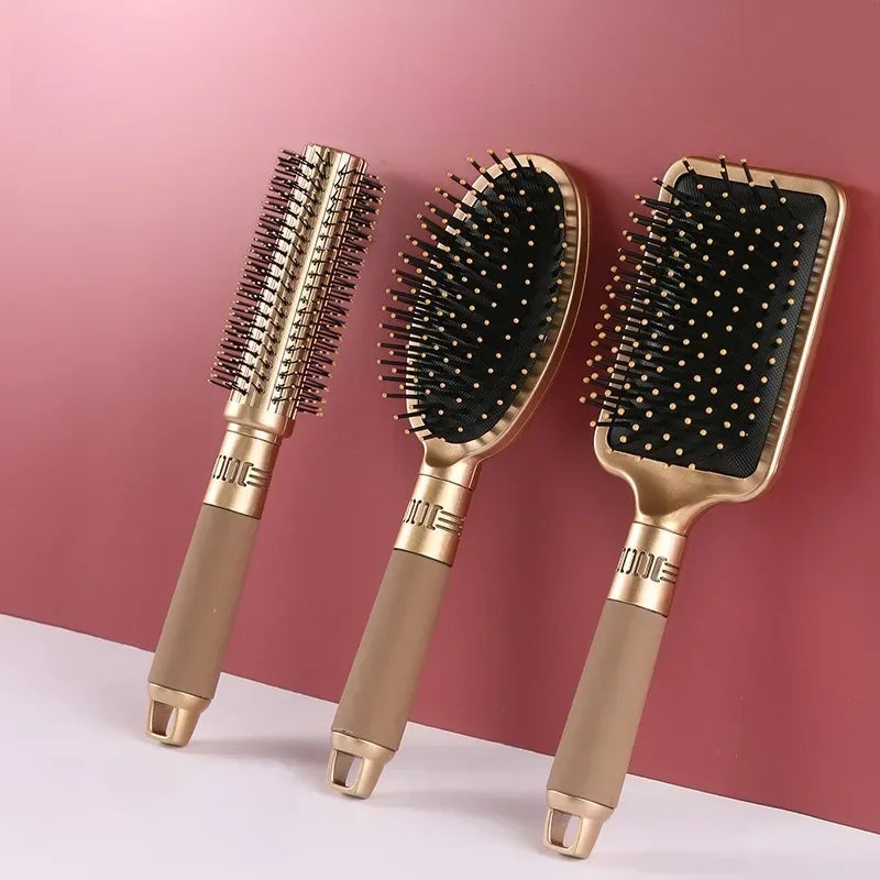 Professional Salon Straight Smooth Paddle Hair Brush Large Hairdressing All Hair Type Hairbrush Styling Comb for Women Men Good Vibrations