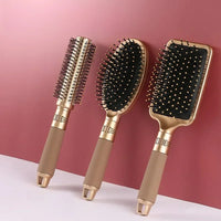 Professional Salon Straight Smooth Paddle Hair Brush Large Hairdressing All Hair Type Hairbrush Styling Comb for Women Men Good Vibrations