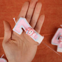My Melody Birthday Candle Sanrio number Candles Birthday Cake Decoration Anniversary Party Candles Scene decoration supplies Good Vibrations
