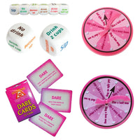 Bachelorette Party Entertaining Card Game Drinking Dice Adults Men Women Card Game Family Friends Gathering Game Adult Favor Toy Good Vibrations