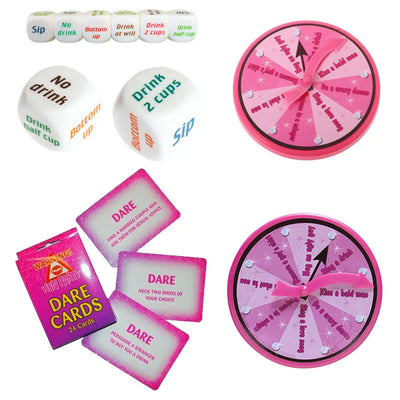 Bachelorette Party Entertaining Card Game Drinking Dice Adults Men Women Card Game Family Friends Gathering Game Adult Favor Toy