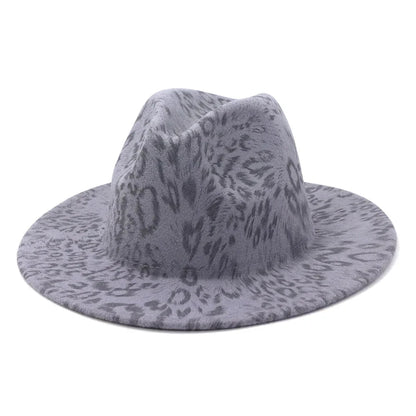fedora hats for men and women couples jazz hats autumn and winter multicolor fashion wild warm flat brimmed hat Good Vibrations
