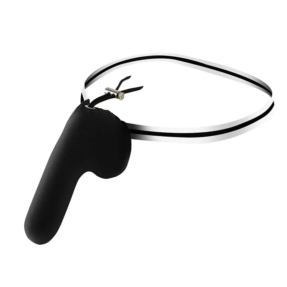 Men's Sexy C-string Pouch Briefs G-String Man Crotchless Panties Erotic Lingerie Cock Pocket Underwear Open Butt Strap Thongs Good Vibrations Adult Super Store