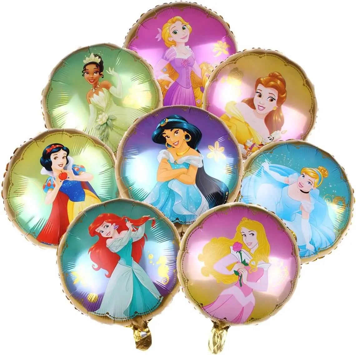 Princess Party Favor Girls' Happy Birthday Banner Princess Pinata Fillers Mask Stickers Disposable Tableware Set Decorations Good Vibrations
