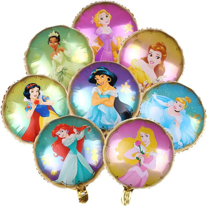 Princess Party Favor Girls' Happy Birthday Banner Princess Pinata Fillers Mask Stickers Disposable Tableware Set Decorations Good Vibrations