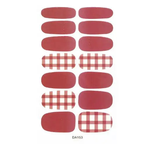 Nail Stickers DIY Decals For Nail Art Wraps Women Beauty Full Cover Nail Manicures Decorations Uñas Postizas Press On Nails Good Vibrations