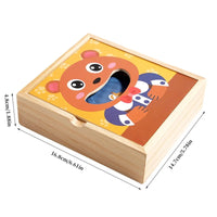 Parent child simulation teddy bear feeding game, early childhood education, baby's fine action, spoon training toy Good Vibrations