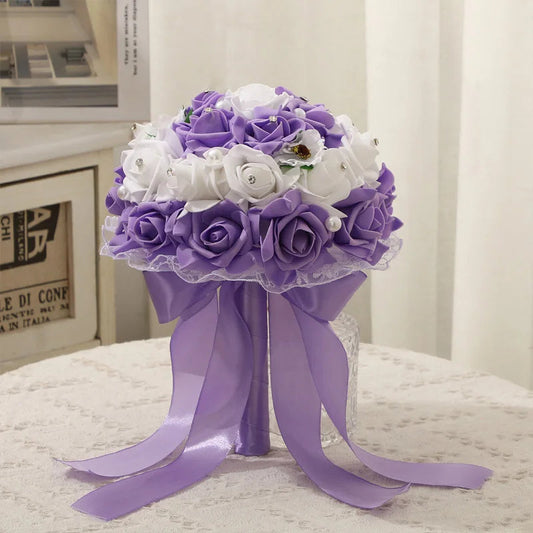 Elegant Wedding Bridal Bouquet, Romantic Floral Design, Perfect for Various Wedding Themes, Essential for Your Special Day! Good Vibrations