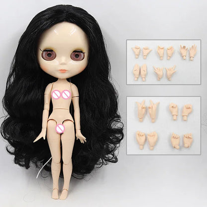 ICY DBS blyth doll 1/6 bjd toy joint body white skin shiny & matte face 30cm on sale special price toy gift anime doll Good Vibrations