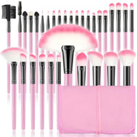 Makeup Brush Set - A set containing 37 makeup tools, a professional makeup set suitable for beginners. Good Vibrations