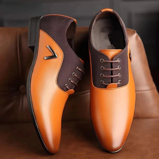 Italian Formal Shoes Mens Dress Shoes Leather Wedding Dress Man Oxford Shoes For Men Office Scarpe Uomo Eleganti Laarzen Dames Good Vibrations