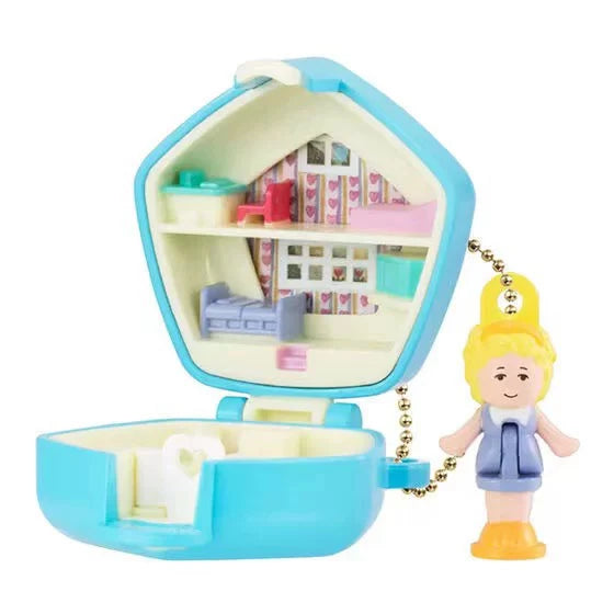 Bandai Polly Pocket Official Articulated Miniature Keychain Authentic Collectible Japanese Model Kit Gift for  Kids Adults Fans Good Vibrations