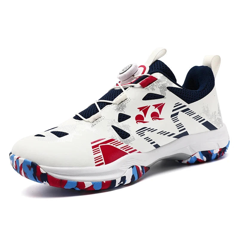 Lightweight and Breathable Tennis Shoes Men's and Women's Cushioned Sports Shoes Outdoor Badminton Shoes Anti Slip Walking Shoes Good Vibrations