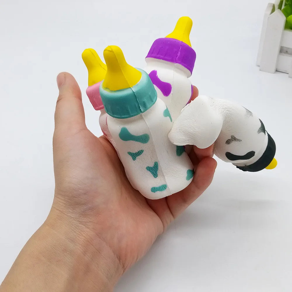 squishys baby bottle Slow Rising Gags Practical Jokes Toy Squish Antistress Squishies Squeeze Food Wholesale Good Vibrations