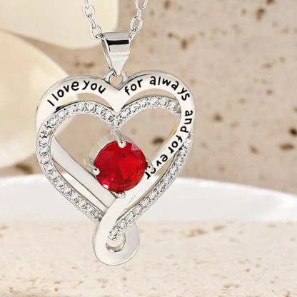 Elegant Style Heart shaped Pendant Necklace Hollow Design Mother's Day Gift Party Suitable for Best Friends Without Box Good Vibrations