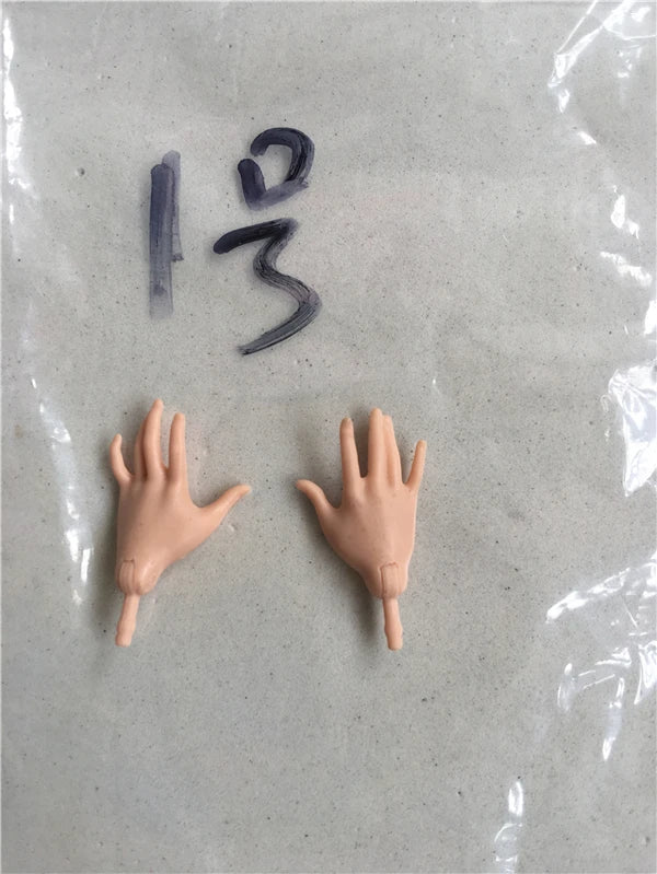 New Original Replacement Doll Hands Monstering High Doll Toy Parts Black Gray Yellow Blue Fishman Doll Hands DIY Toy Accessories Good Vibrations