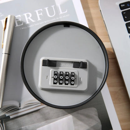 Hidden Key Box with Combination Lock Hidden Safe Small Storage Lockable Box with Code Outdoor Secret Items for Decor Flowerpot Good Vibrations
