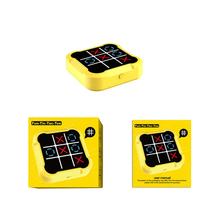 Portable Tic Tac Toe Game Console Toys Handheld Electronic Puzzle Chessboard  Memory Training & Montessori Travel Toy Xmas Gifts Good Vibrations