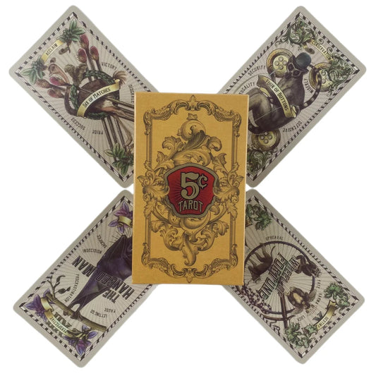 5 Cent Tarot Cards A 82 Deck Oracle English Visions Divination Edition Borad Past Present Future Playing Games Good Vibrations