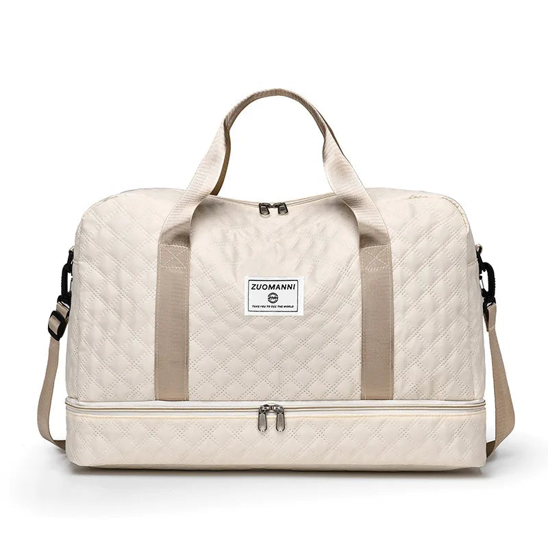 Lightweight Luggage Bag, Large Capacity Travel Duffle Bag Gym Tote Bags, Shoulder Weekender Overnight Bag Good Vibrations Adult Super Store